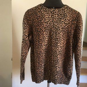 Talbots Leopord Print Sweater